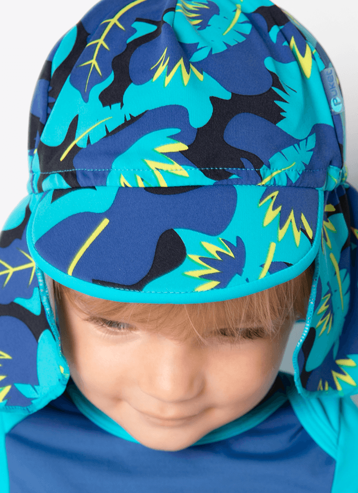 Chapeu-Praia-Bebe-Menino-Com-Protecao-Solar-Tigre-Roar