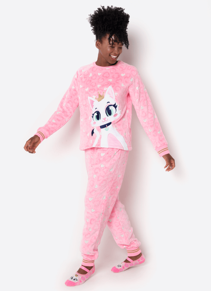 Pijama-Manga-Longa-Soft-Feminino-Gata-Romantica