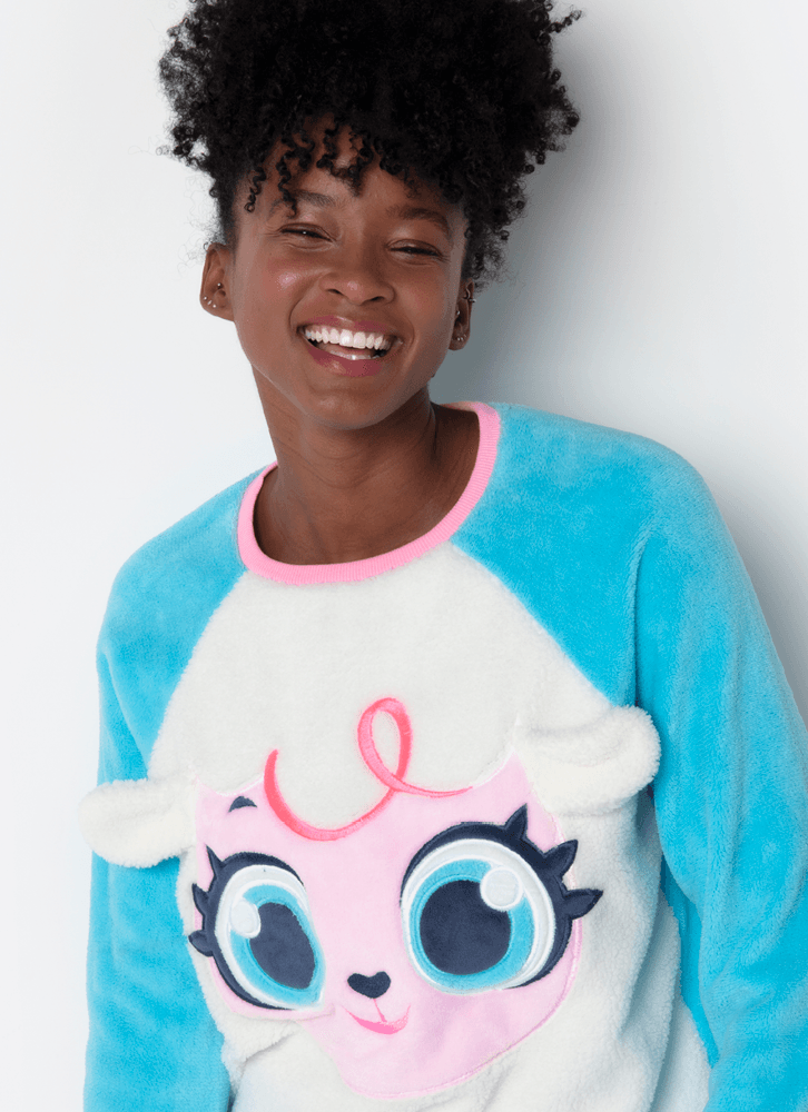 Pijama-Manga-Longa-Soft-Feminino-Ovelha