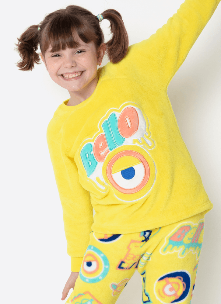 Pijama-Manga-Longa-Soft-Unissex-Minions