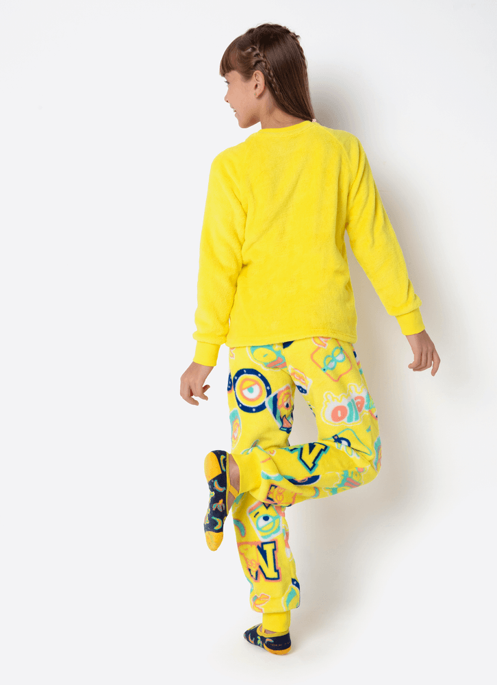 Pijama-Manga-Longa-Soft-Teen-Unissex-Minions