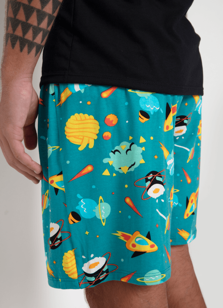 Pijama-Manga-Curta-Masculino-Space-Food