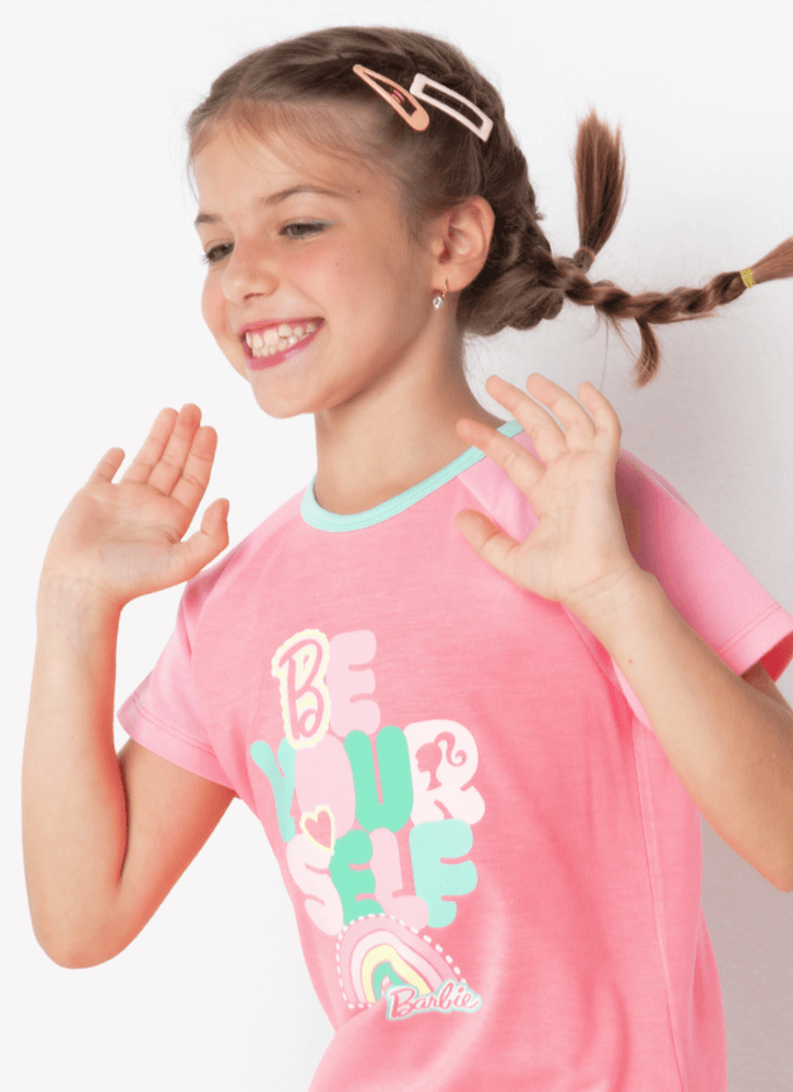 Pijama-Manga-Curta-Viscolycra-Menina-Barbie