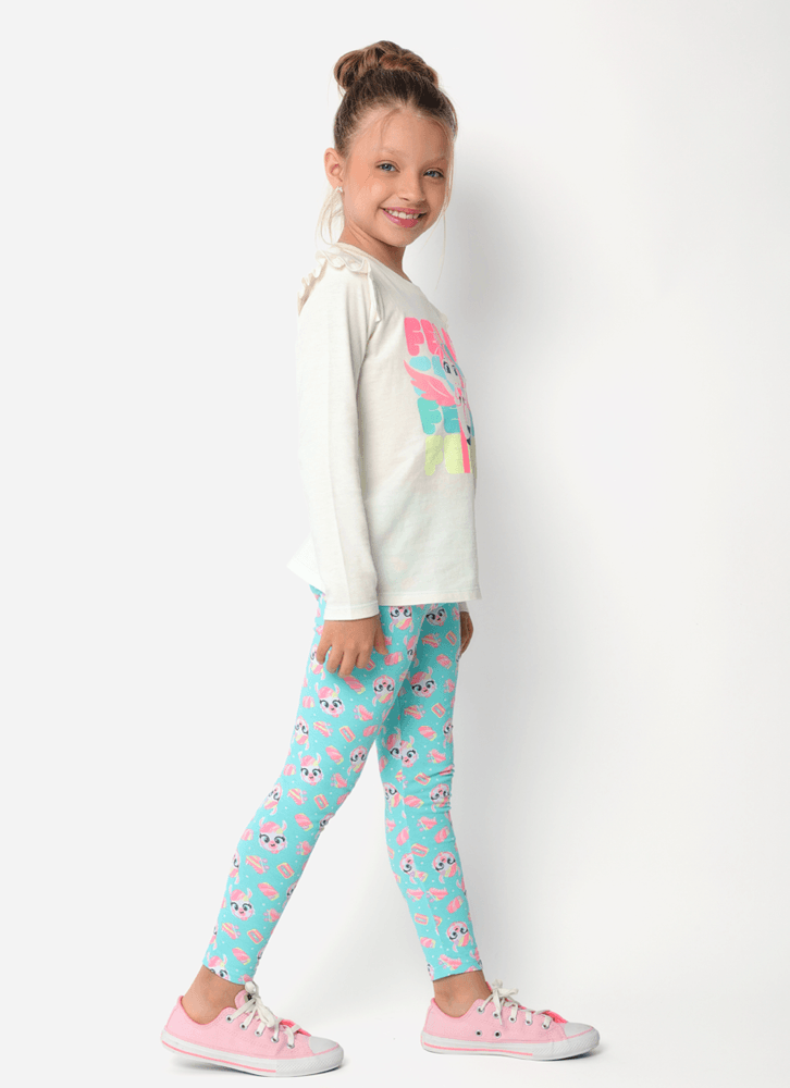 Calca-Legging-Menina-Lhama