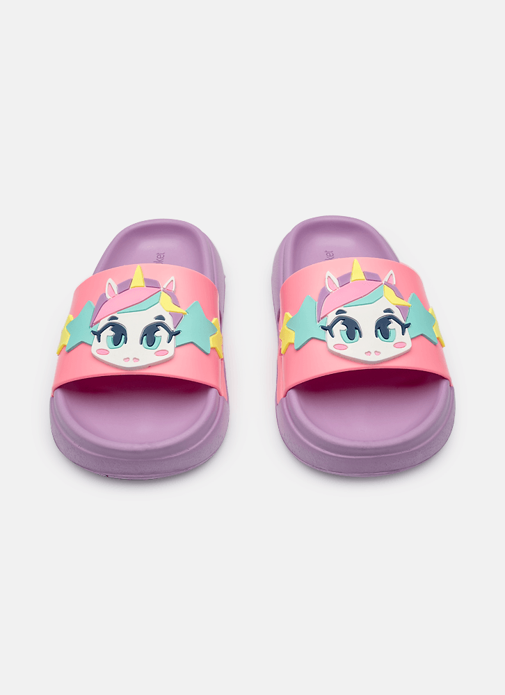 Chinelo-Slide-Unicornio-Kawaii