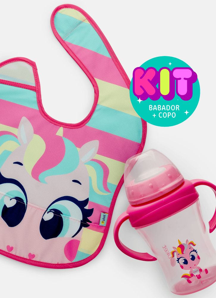 Kit-Babador-e-Copo-Transicao-Menina-Unicornio