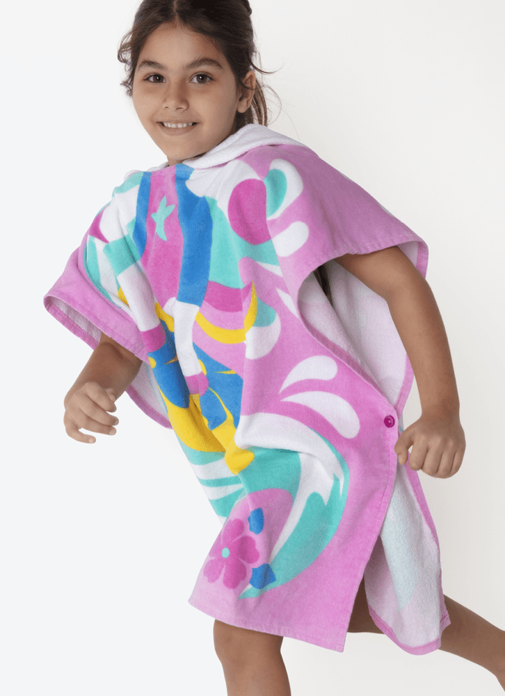 Poncho-De-Praia-Menina-Unicornio-Aloha