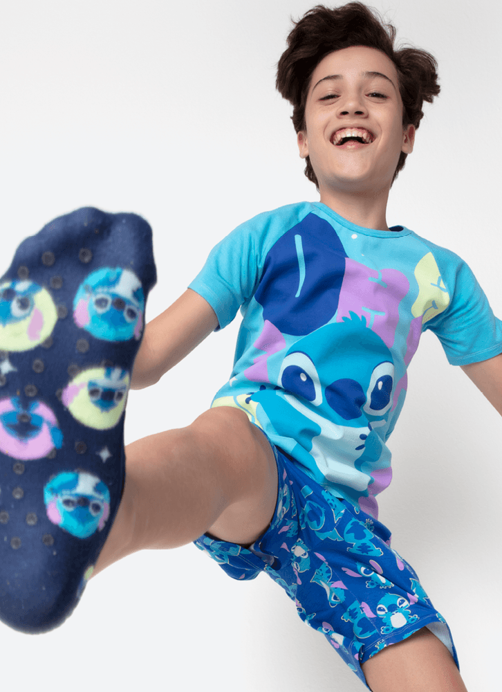 Pijama-Manga-Curta-Viscolycra-Menino-Teen-Stitch