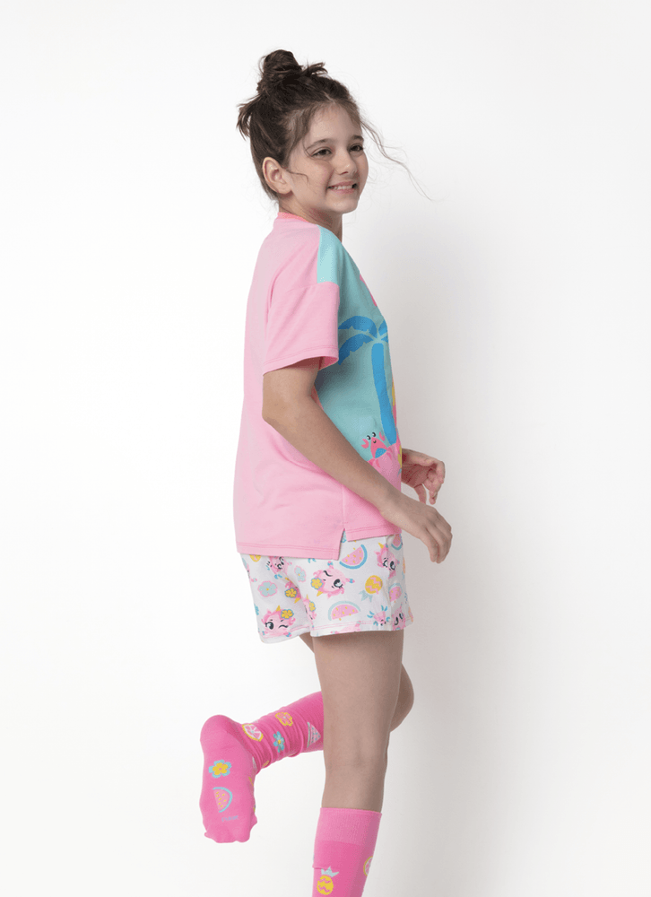 Pijama-Manga-Curta-Viscolycra-Menina-Teen-Unicornio-Aloha