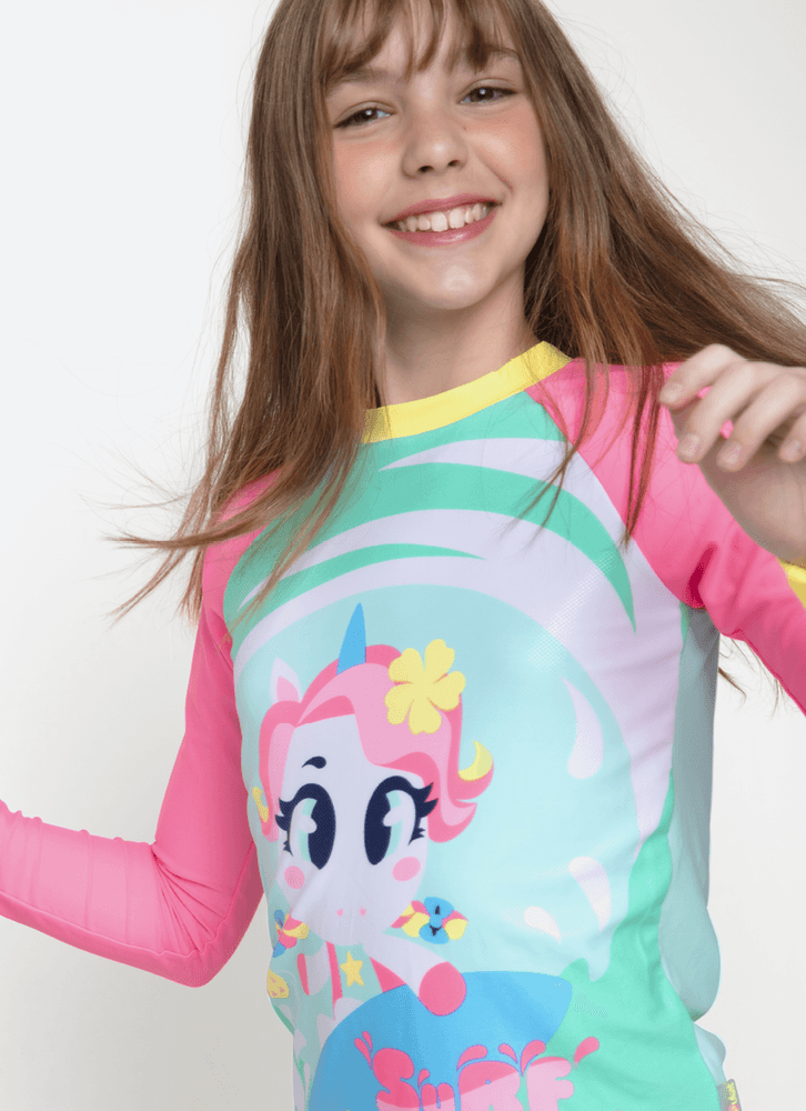 Camiseta-Menina-Teen-Unicornio-Aloha