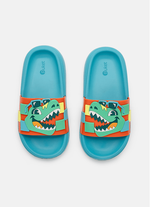 Chinelo Slide Menino Dino Miami