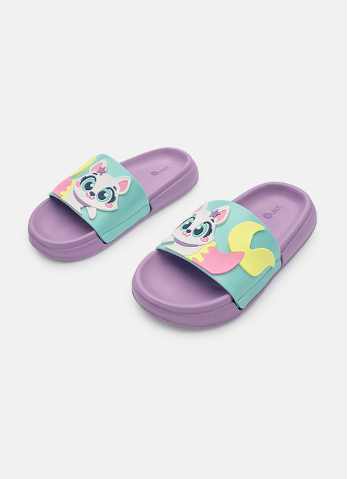 Chinelo Slide Menina Pet Sereia