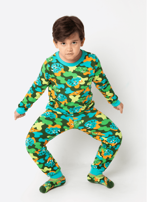 Pijama Manga Longa Ultra Visco Menino Dino Trio