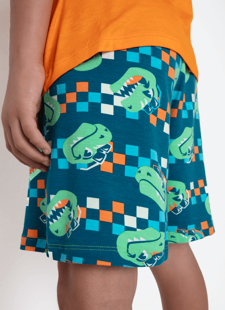 Pijama-Manga-Curta-Viscolycra-Menino-Dino-Miami