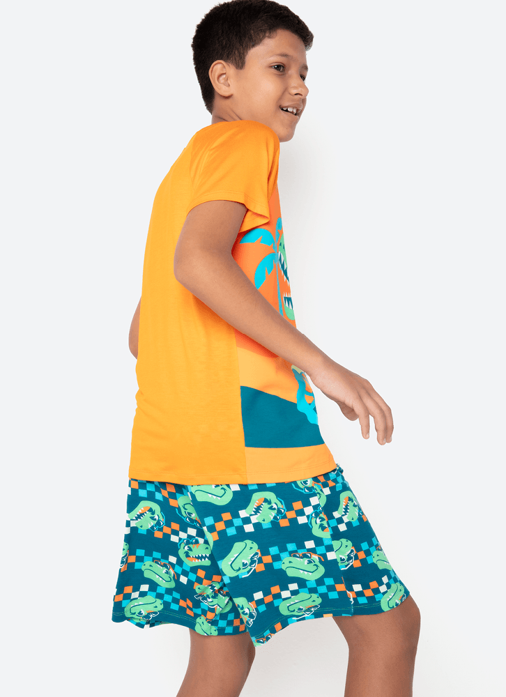 Pijama-Manga-Curta-Viscolycra-Menino-Dino-Miami