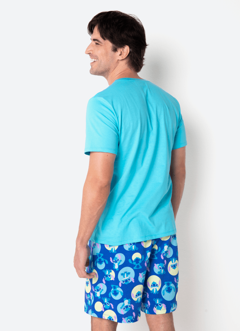 Pijama-Manga-Curta-Algodao-Masculino-Stitch