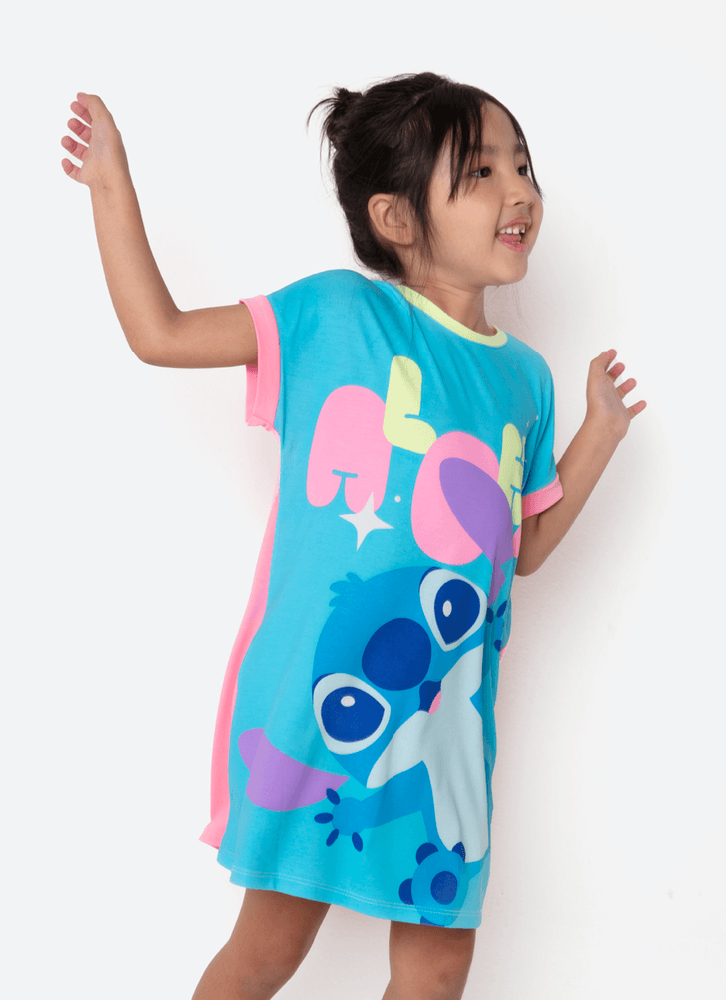 Camisola-Manga-Curta-Viscolycra-Menina-Stitch