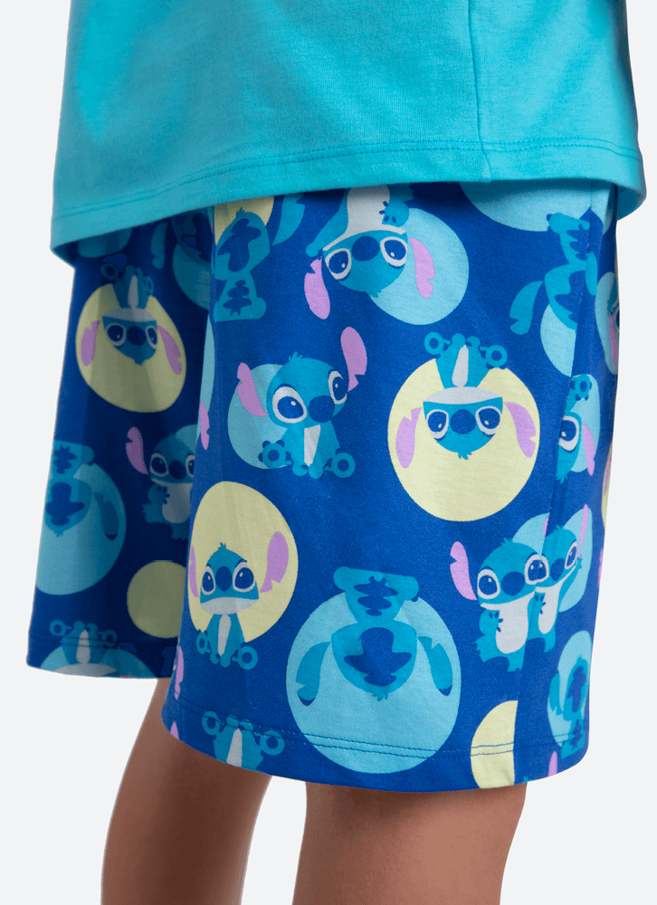 Pijama-Manga-Curta-Algodao-Menino-Teen-Stitch