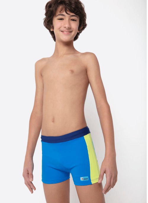 Sunga Boxer Menino Teen Color Block