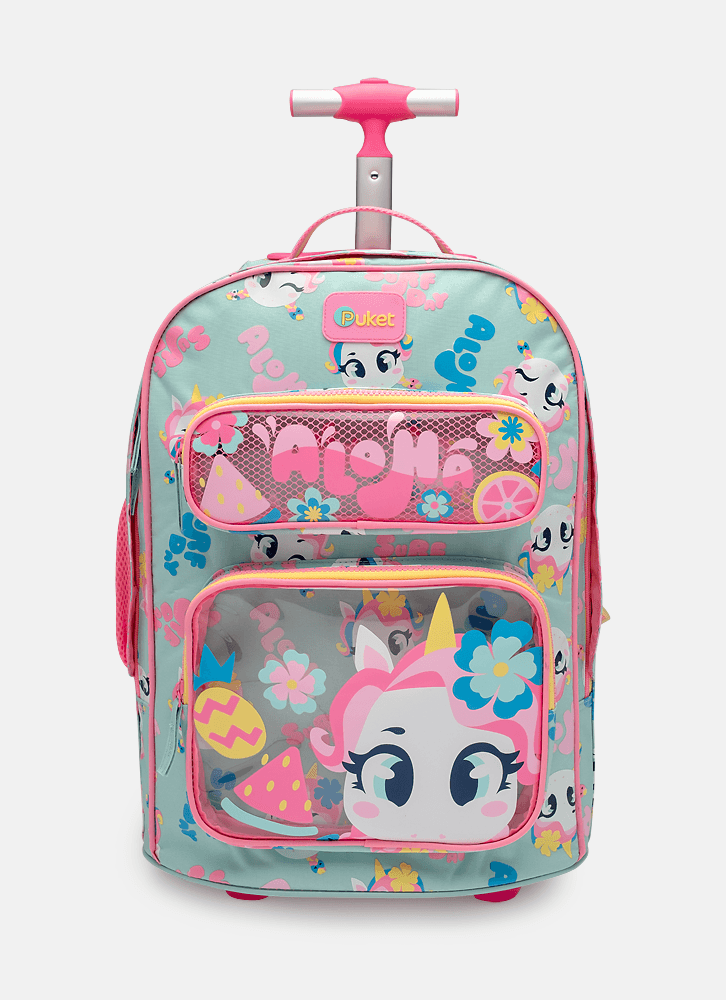 Kit-Mochila-com-Rodinha-Lancheira-e-Estojo-Unicornio-Aloha