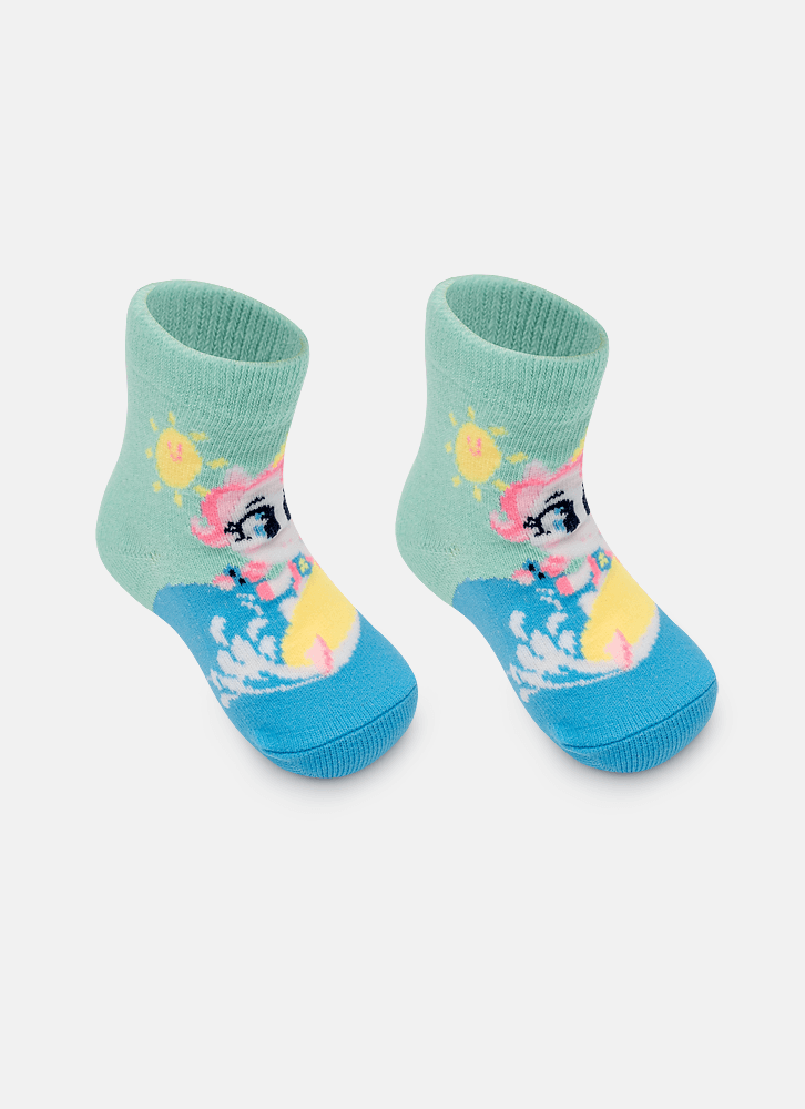 Meia-Soquete-Bebe-Menina-Unicornio-Aloha