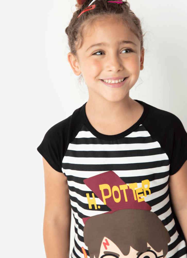 Pijama-Manga-Curta-Viscolycra-Menina-Harry-Potter