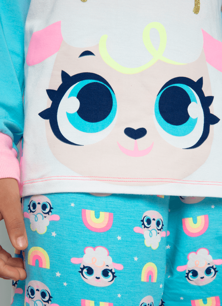 Pijama-Manga-Longa-Viscolycra-Menina-Teen-Estampado-Ovelha