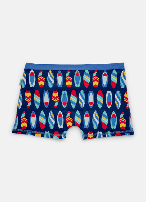 Cueca Boxer Algodão Menino Teen Tubarão Aloha