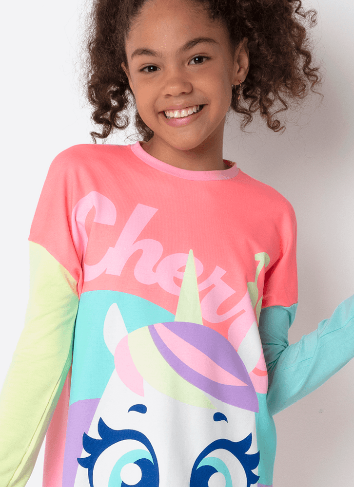 Pijama-Manga-Longa-Viscolycra-Menina-Teen-Unicornio-Cherry