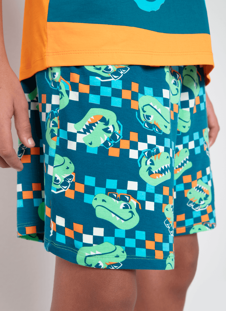 Pijama-Manga-Curta-Viscolycra-Menino-Teen-Dino-Miami