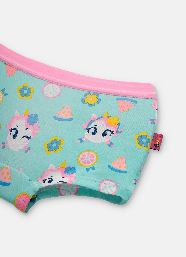 Calcinha-Bodyshorts-Algodao-Menina-Unicornio-Aloha