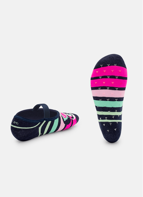 Meia Sapatilha Antiderrapante Feminina Panda Miami