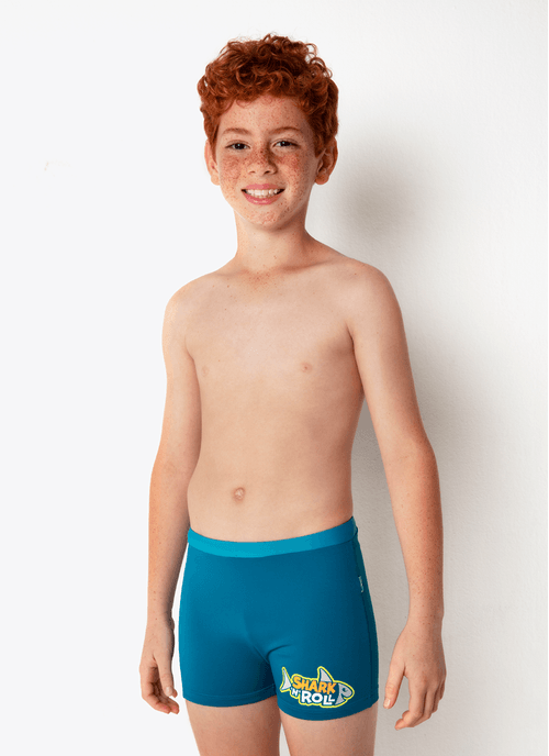Sunga Boxer Menino Teen Tubarão