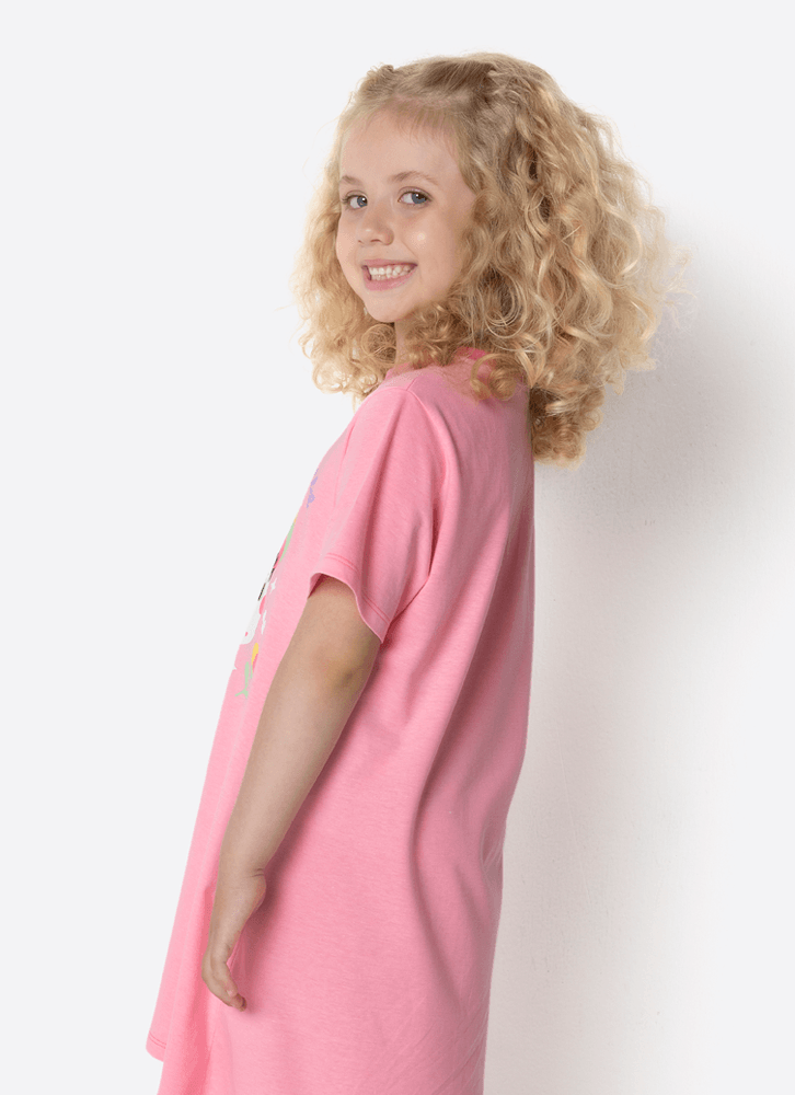 Camisola-Manga-Curta-Algodao-Menina-Unicornio-Encantado