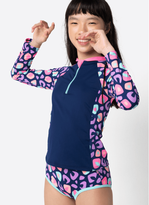 Conjunto Camiseta e Calcinha Menina Teen Onça