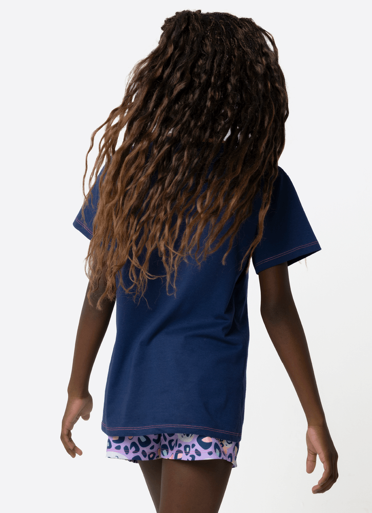 Pijama-Manga-Curta-Algodao-Menina-Teen-Onca