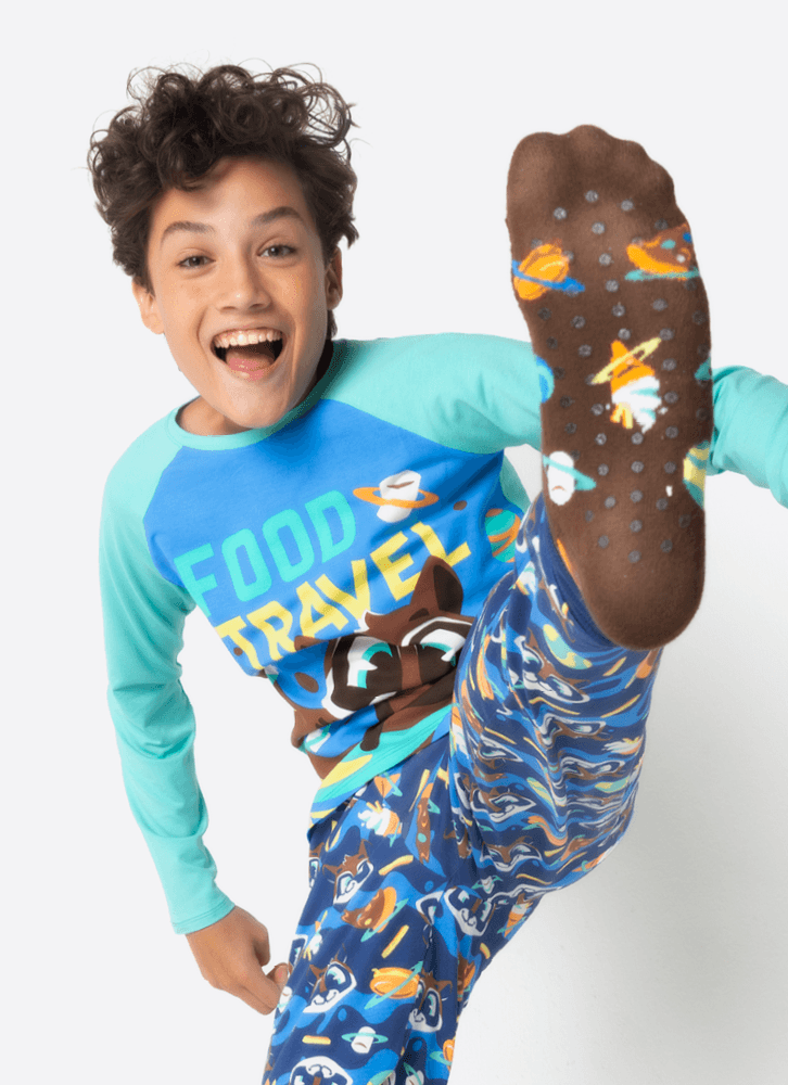 Pijama-Manga-Longa-Menino-Teen-Guaxinim-Chocolate