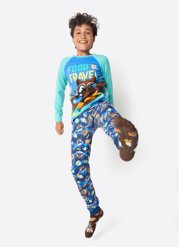 Pijama-Manga-Longa-Menino-Teen-Guaxinim-Chocolate
