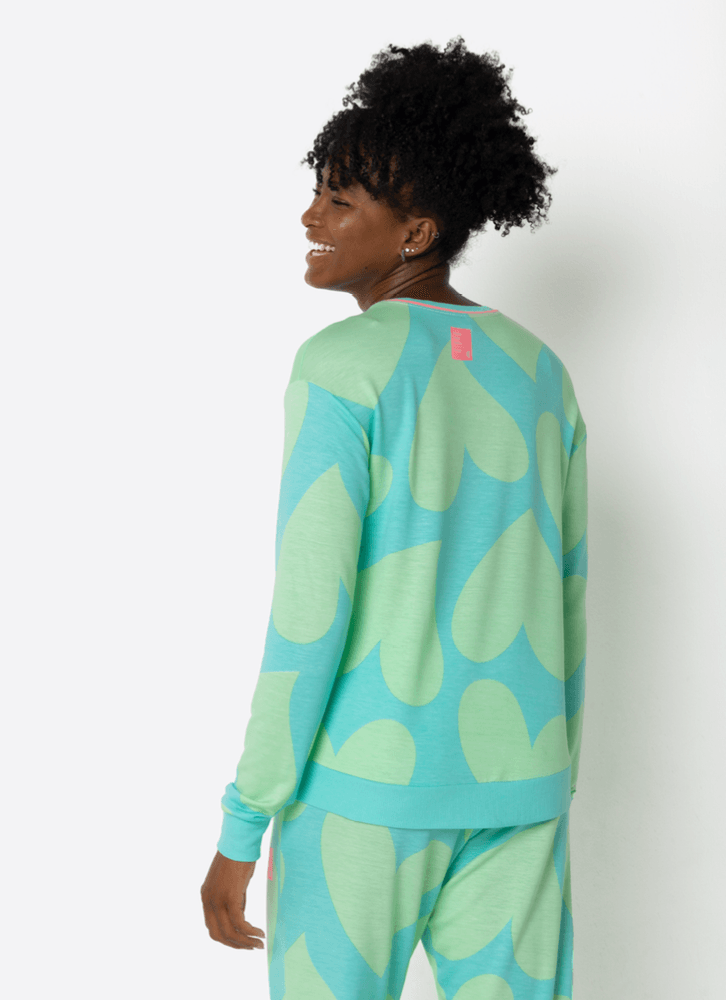 Pijama-Manga-Longa-Ultra-Visco-Feminino-Verde-Agua