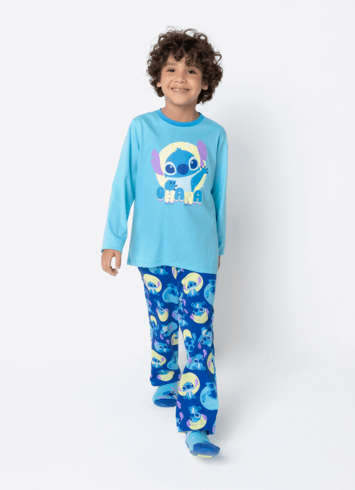 Pijama-Manga-Longa-Algodao-Menino-Stitch