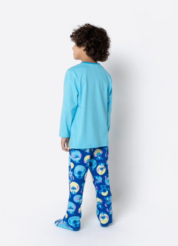 Pijama-Manga-Longa-Algodao-Menino-Stitch