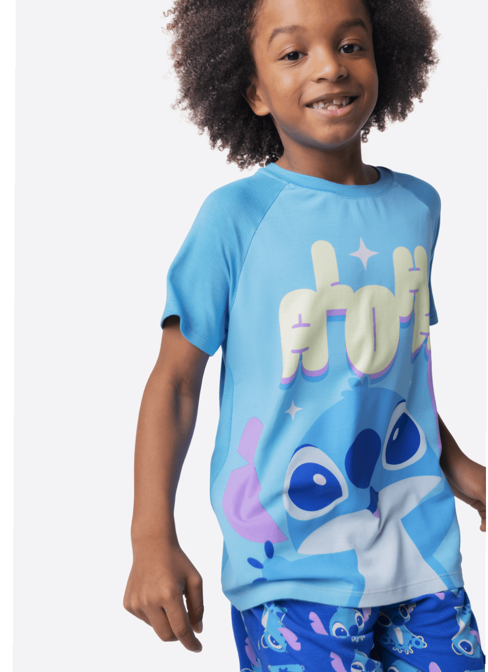 Pijama-Manga-Curta-Menino-Stitch