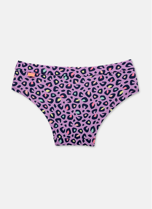 Calcinha Boneca Microfibra Menina Teen Onça