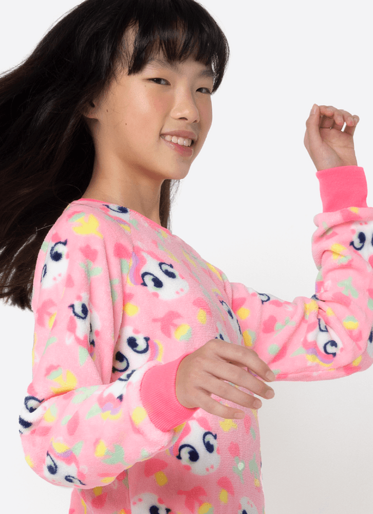 Pijama-Manga-Longa-Soft-Menina-Teen-Unicornio-Encantado