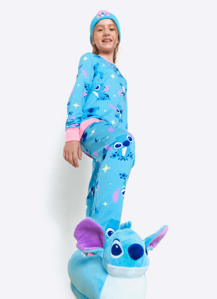 Pijama-Manga-Longa-Ultra-Visco-Menina-Teen-Stitch