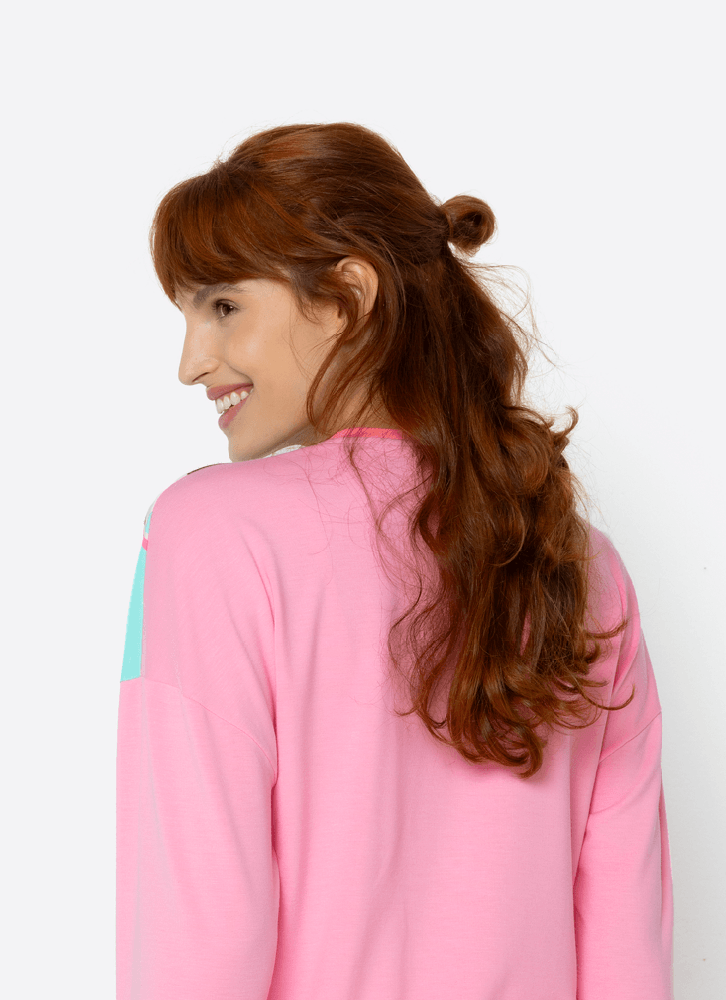 Pijama-Manga-Longa-Viscolycra-Feminino-Vaca-Chocolate