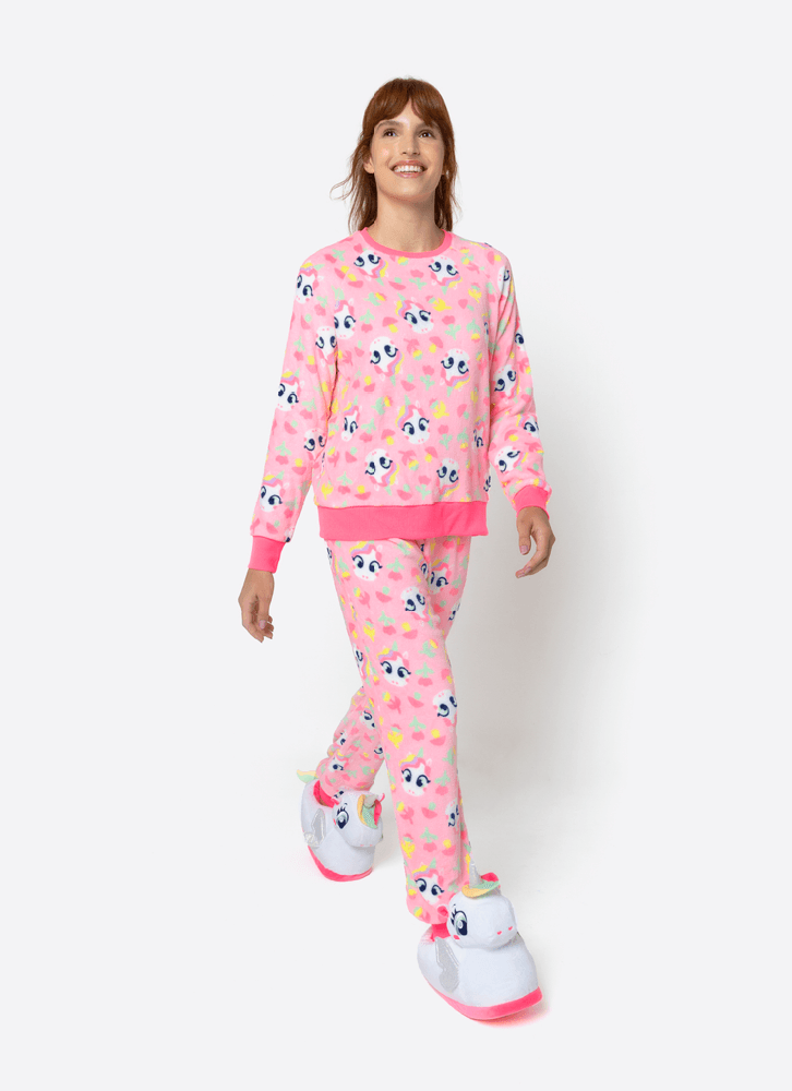 Pijama-Manga-Longa-Soft-Feminino-Unicornio-Encantado