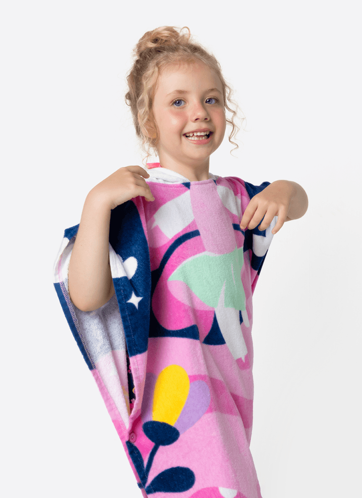 Poncho-De-Praia-Menina-Unicornio-Encantado