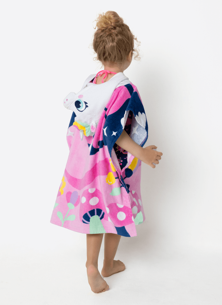 Poncho-De-Praia-Menina-Unicornio-Encantado