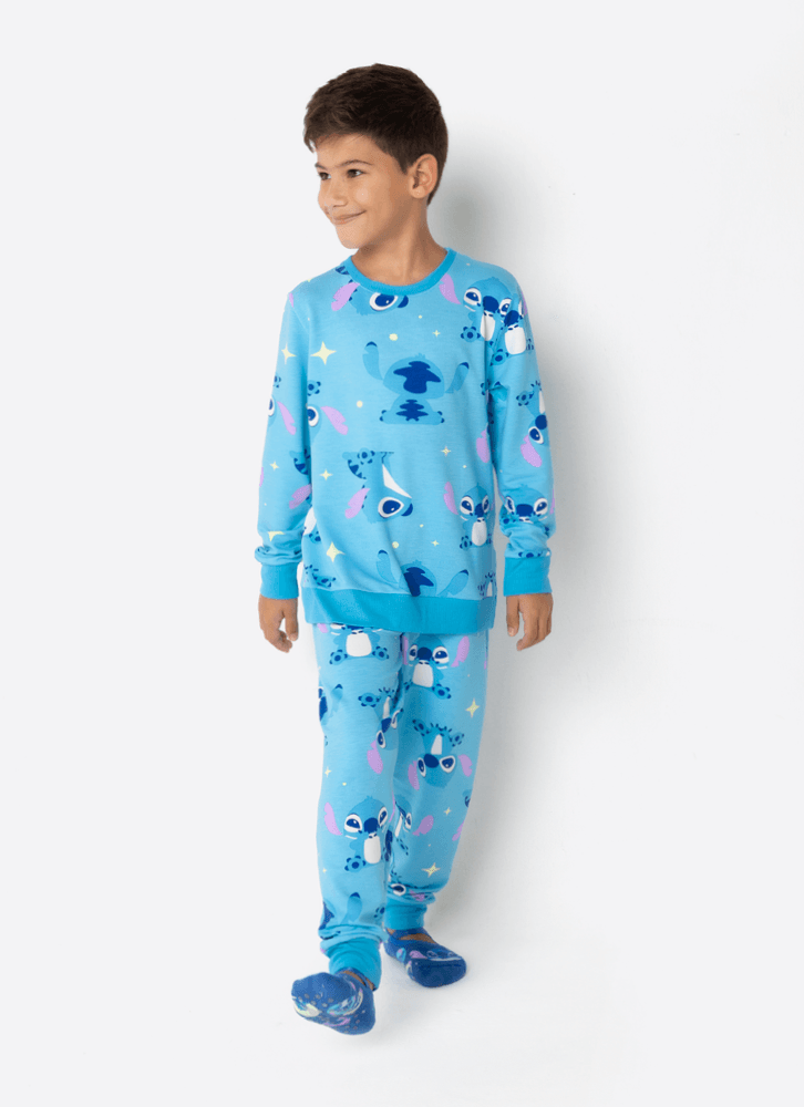 Pijama-Manga-Longa-Ultra-Visco-Menino-Stitch